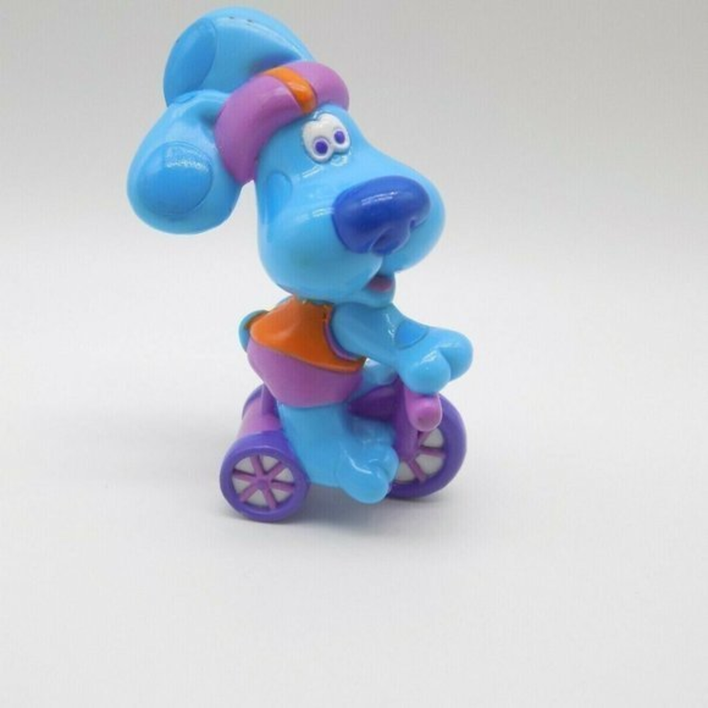Blue’s Clues Vintage Figure / Blue On A Bike Blues